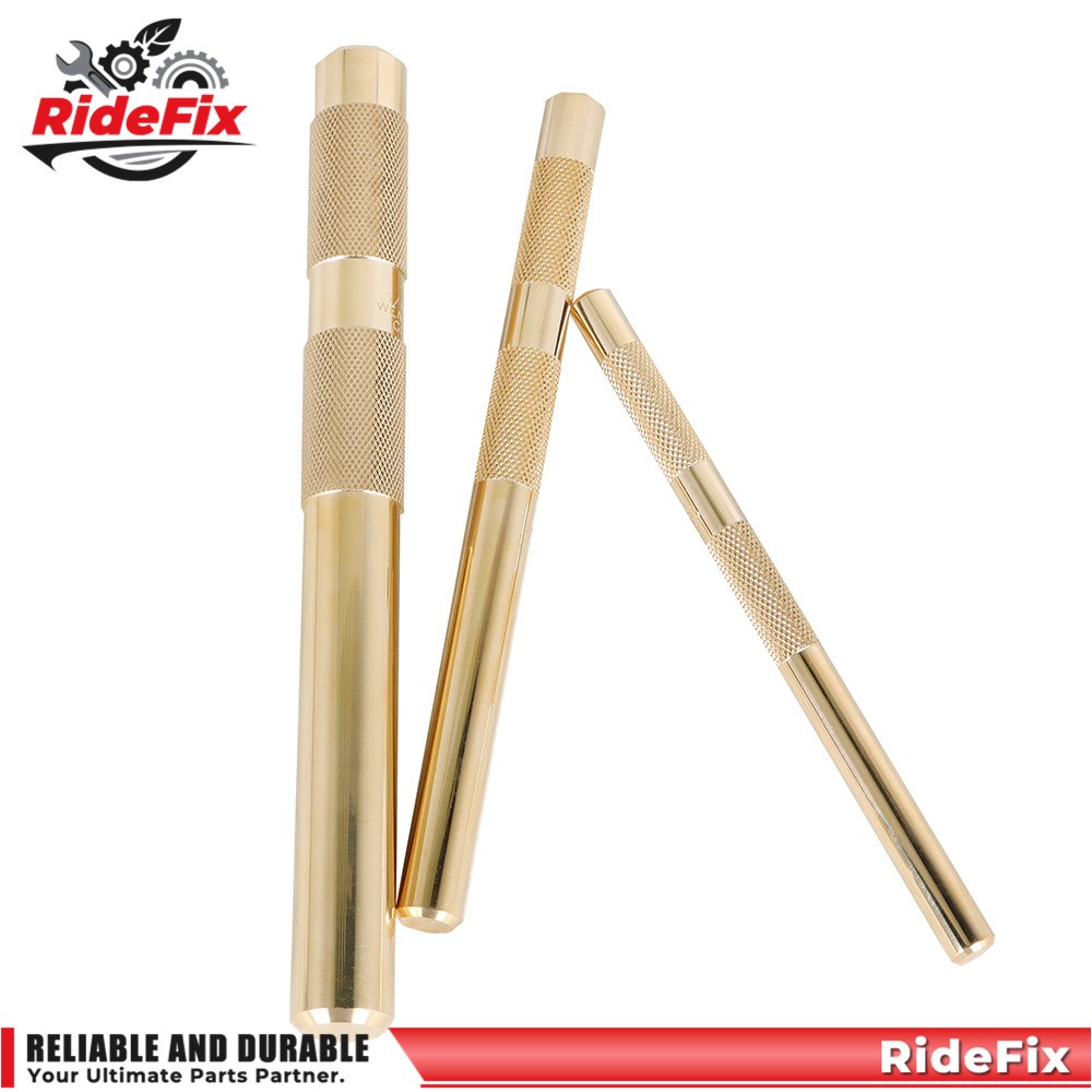 61360 3Pcs Brass Drift Punch Set 3/4″ 1/2″ 3/8″ Hand Tool Punches Tool Home use