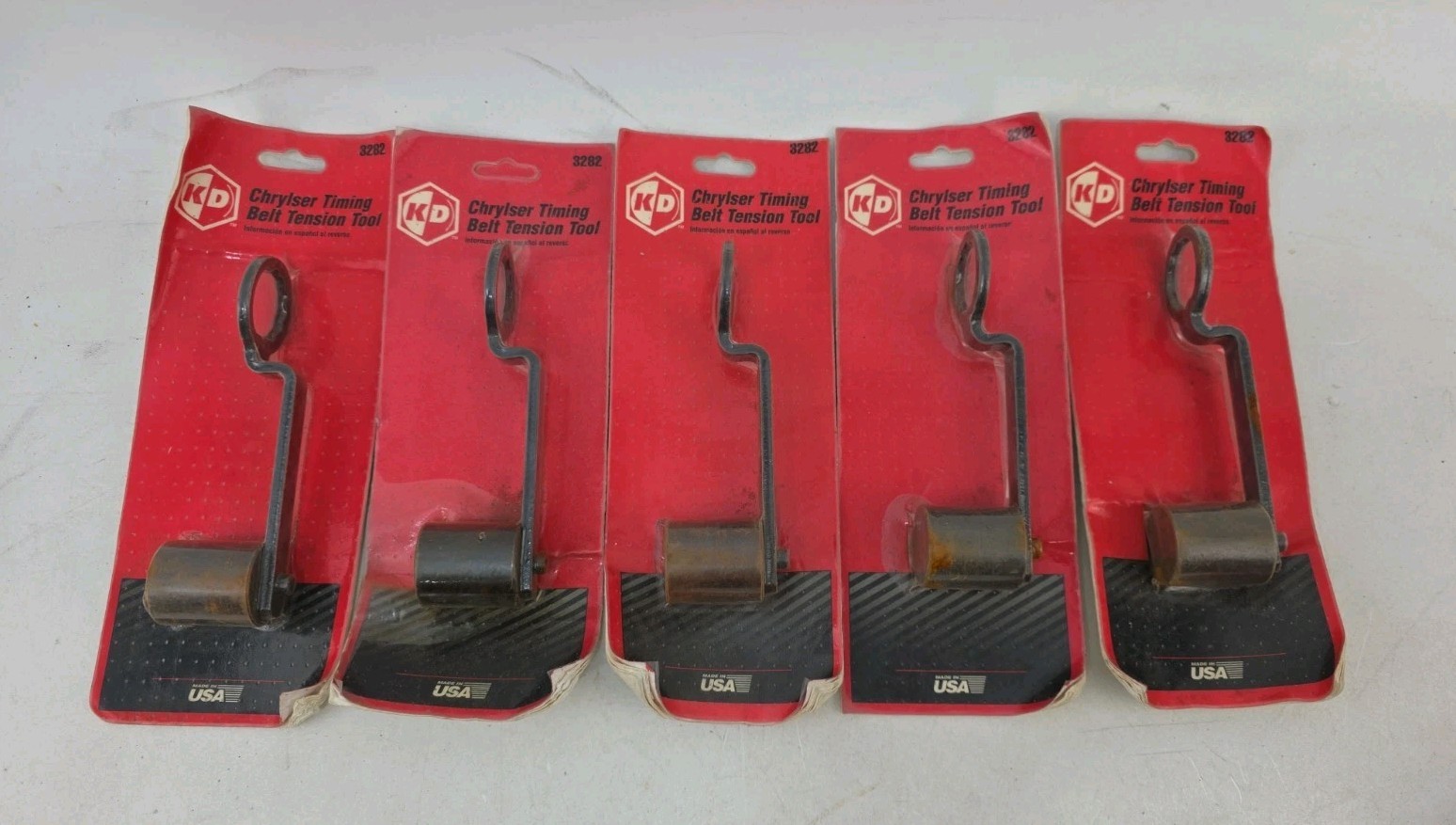 Lot of 5 KD 3282 “Chrylser” Chrysler Misprint Timing Belt Tension Tools NOS USA!
