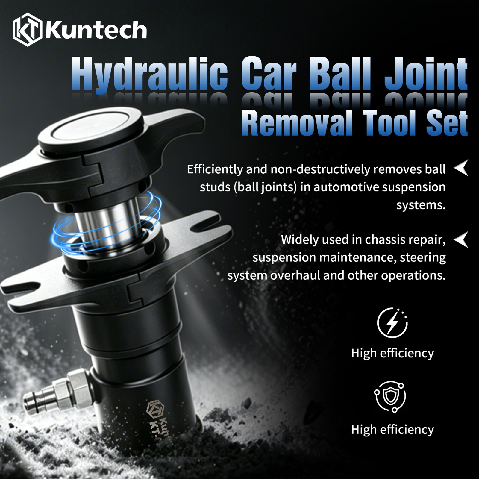 Universal Pneumatic Hydraulic Ball Joint Separator Extractor Removal Tool,Puller