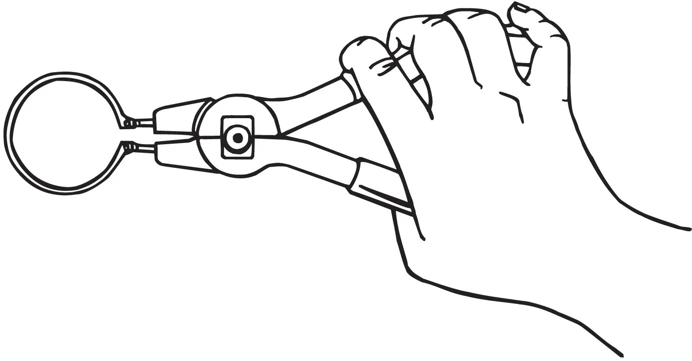 Lisle Tools 49200 Heavy Duty Internal / External Snap Ring Pliers