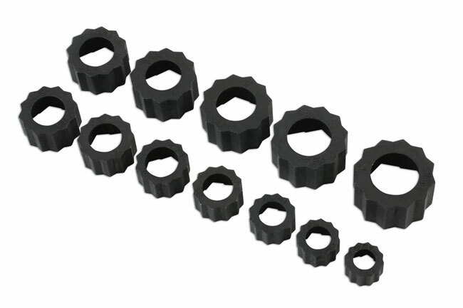 Laser 7524 12 Piece Damaged Nut/Bolt Extractor Set