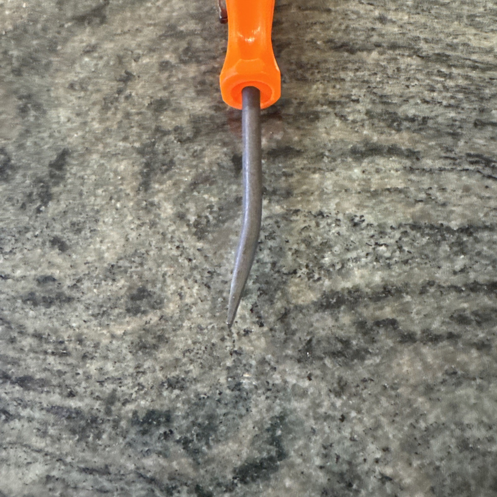 snap on pbmmb5o 5” angle tip mini pocket prybar orange magnetic top