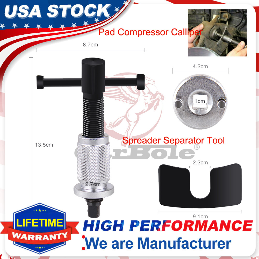 Car Disc Brake Pad Spreader Separator Compressor Caliper Repair Tool Rewind Kits
