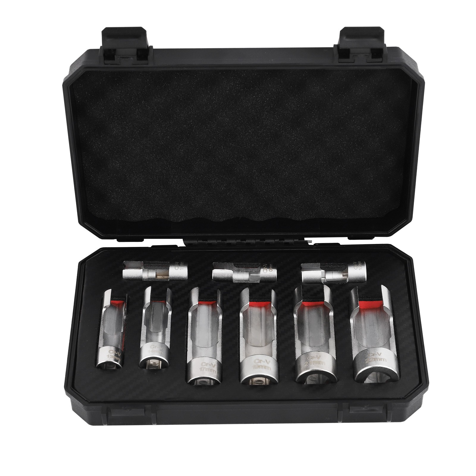 Diesel Injector Fuel Line Socket Wrench Set 17mm 19mm 21mm 22mm 3/8″ sockets