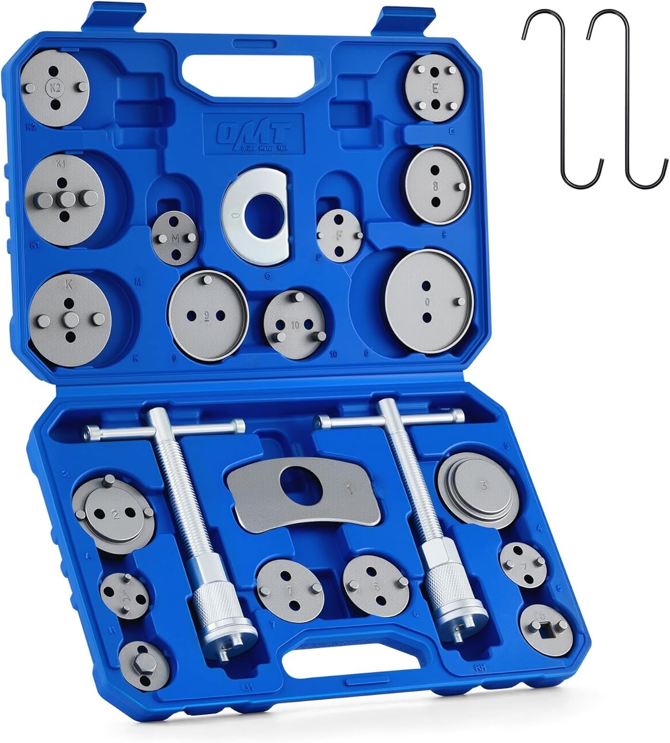 24pc Brake Caliper Compression Tool Set, Heavy Duty Brake Piston Compressor Tool
