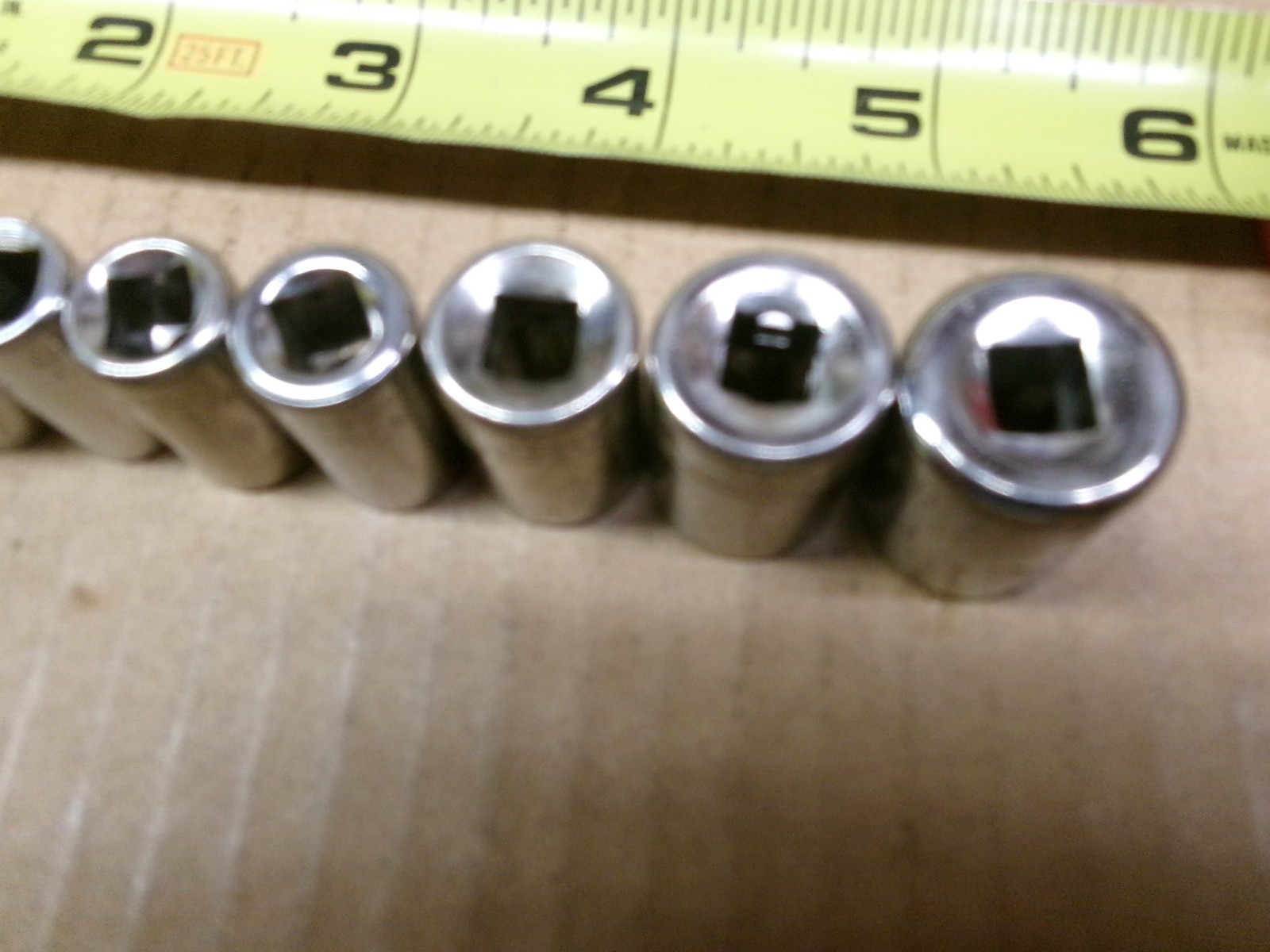 Craftsman USA 1/4″ Drive 1-Piece 12-Point Socket Set 3/16″ – 9/16″