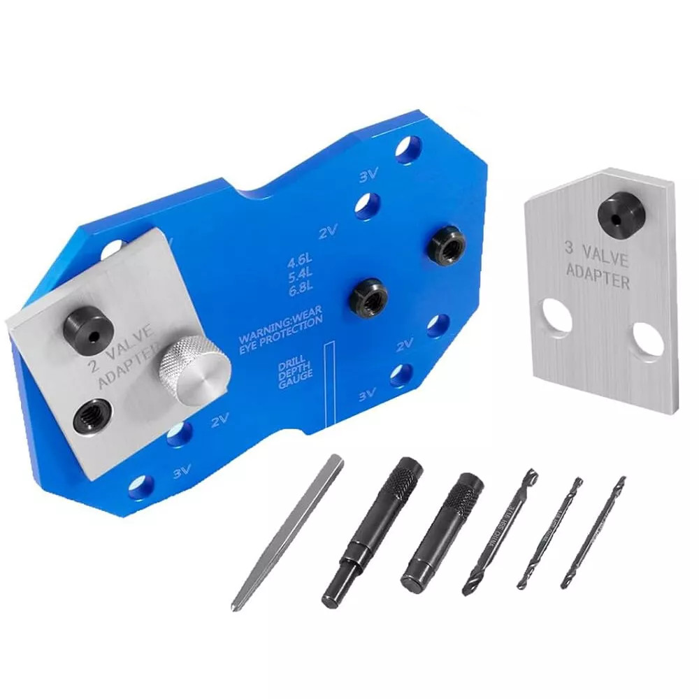 68500 Manifold Drill Template for Ford 2V & 3V 4.6L 5.4L 6.8L V10 Exhaust Tool
