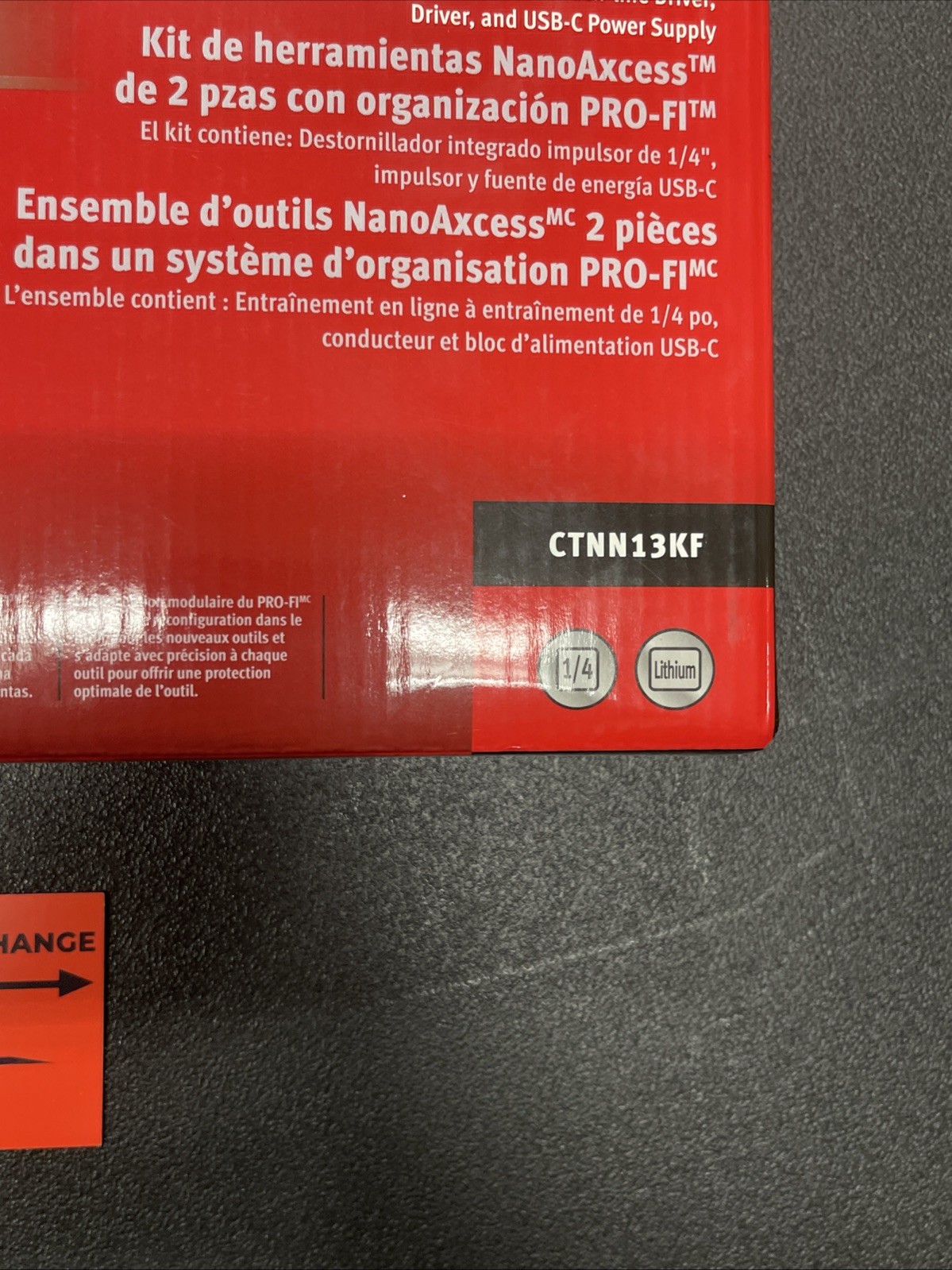 SNAP ON TOOLS NEW CTNN13KF Nano/Axcess Tool Kit RED 1/4″ Drive 2Pc All Pieces