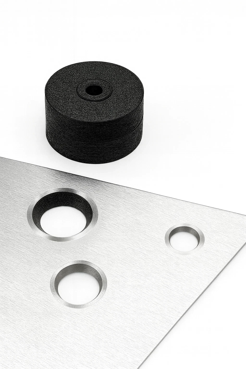 Sheet Metal Dimple Die (8 Sizes) – for Hydraulic Punch Driver Kit- Made in USA