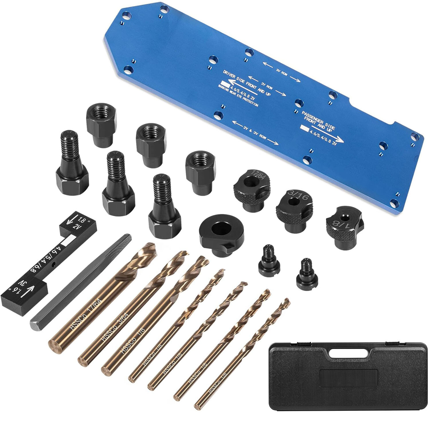 For Ford V10 2V 3V Triton Engines 4.6L, 5.4L 6.8L Manifold Drill Template 71600