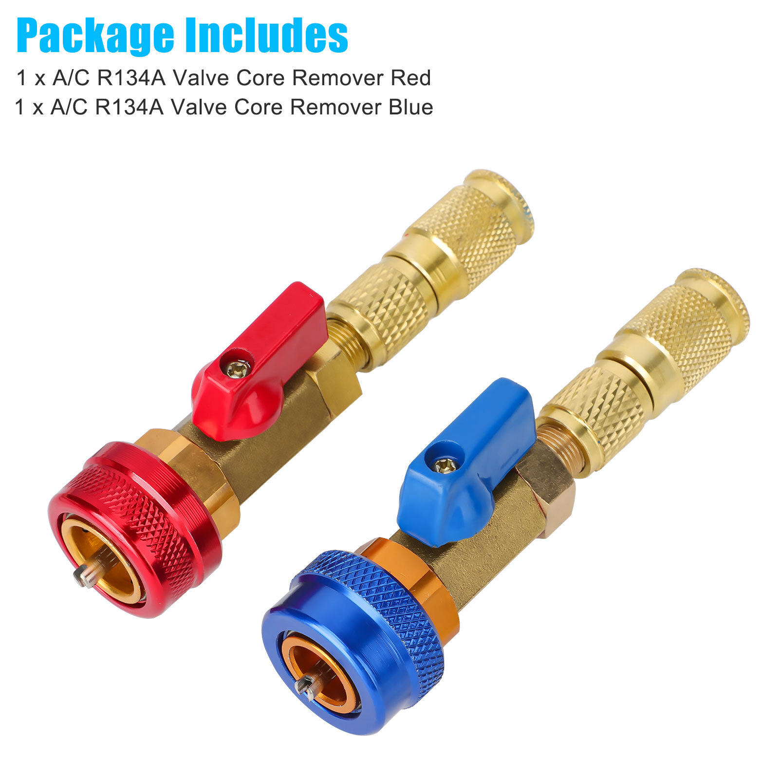 Valve Core Quick Remover Installer R134A High Low Pressure Tool Air Conditioning