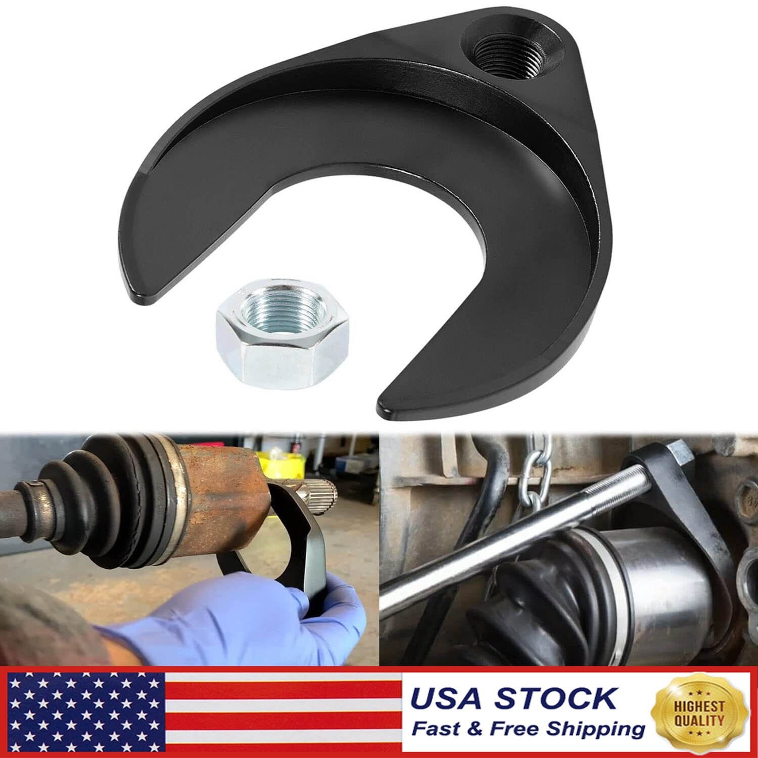 CV Axle Removal Tool 48mm with Nut Fits slide hammers with 5/8-inch x18 threads