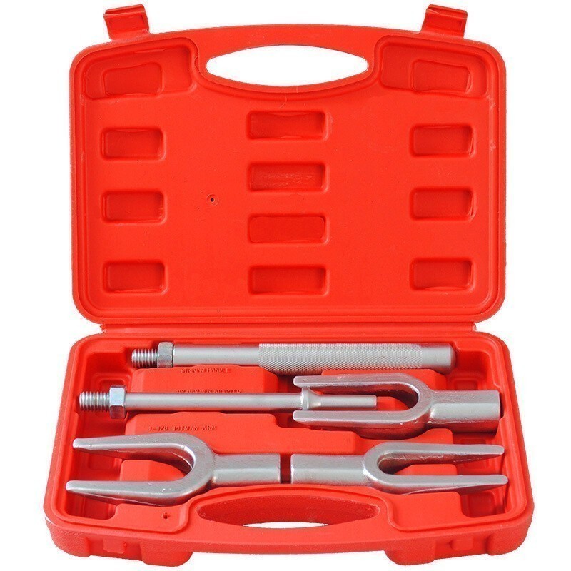 5Pcs Tie Rod Ball Joint Pitman Arm Removal Tool Kit Case Automotive Hand Tool