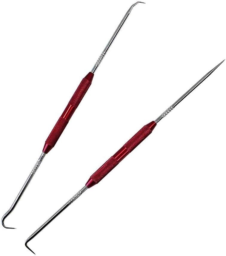 Stainless Steel Automotive Pick Set of 2 – Versatile Hooks for Crafts & Repairs