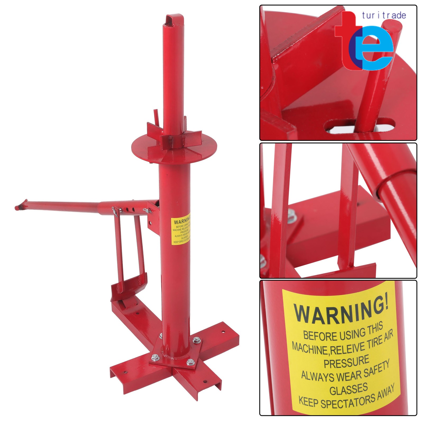 Portable Hand Tool Tire Bead Breaker Manual Tire Changer For Garage & Auto Shop