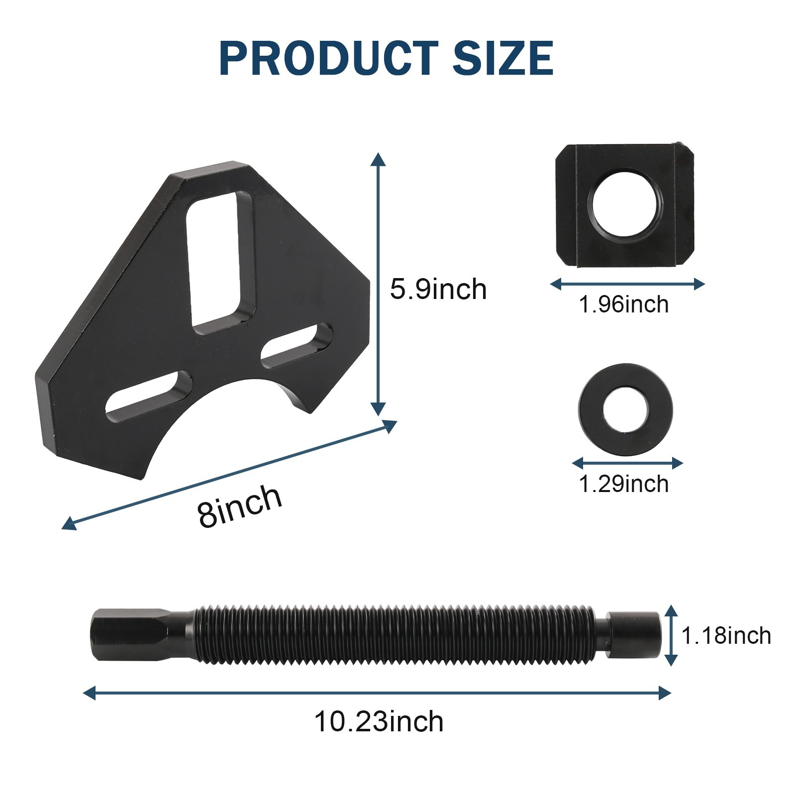 Hub Remover Fits on most 5, 6 and 8 lug hub assemblies found on cars and trucks