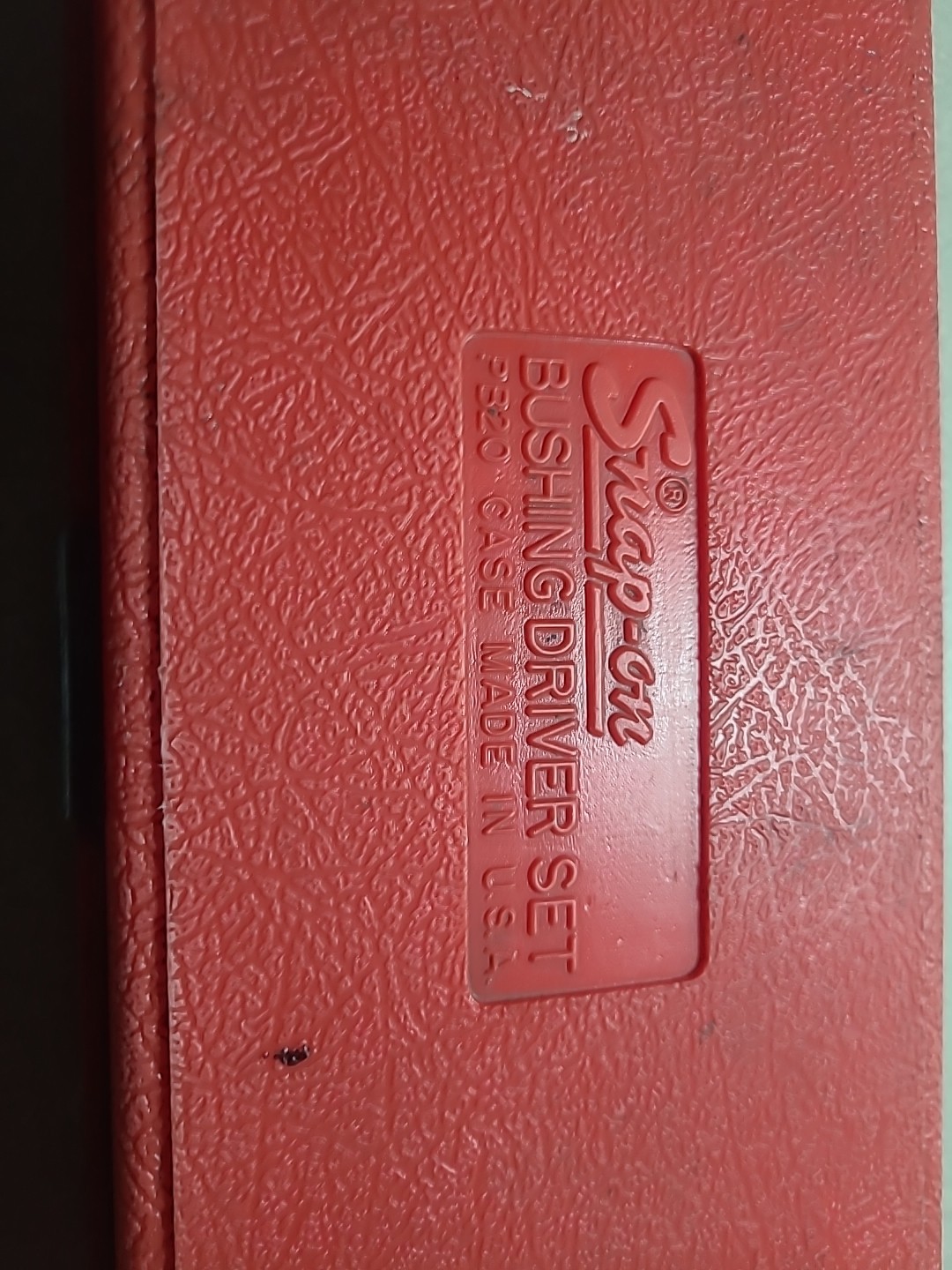 Snap-On A157C Bushing Driver Set in PB20 Case Missing a few pieces
