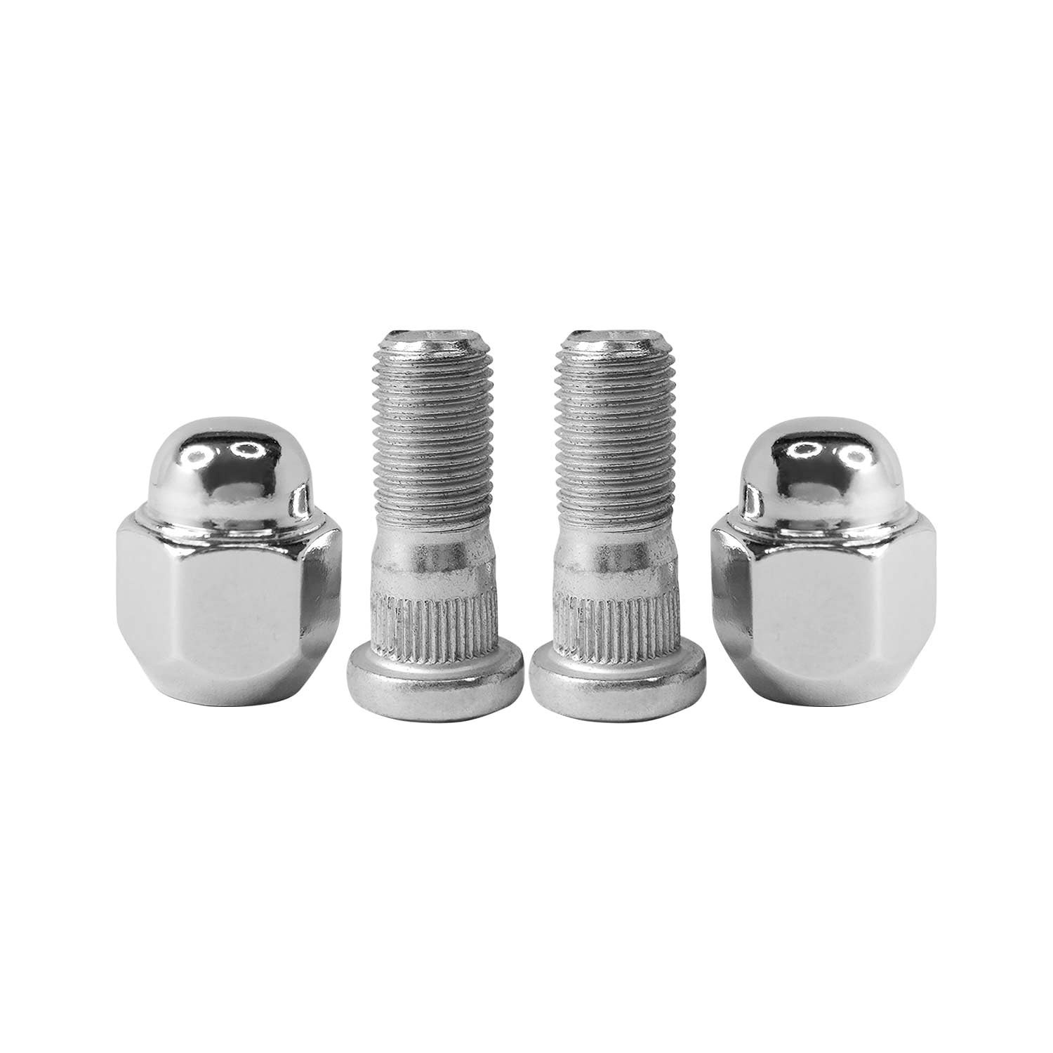 M12x1.25 Front Wheel Lug Stud Nut Set 37mm Compatible with Nissan & Infiniti
