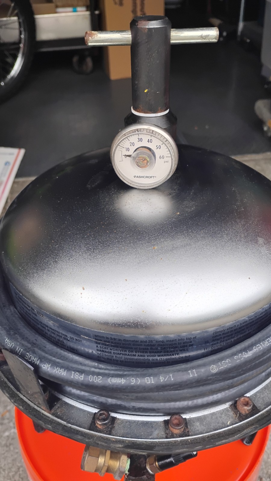 KD Tools 2222 Brake Bleeder Tank K-D TESTED GOOD AUTOMOTIVE AIRCRAFT MADE USA