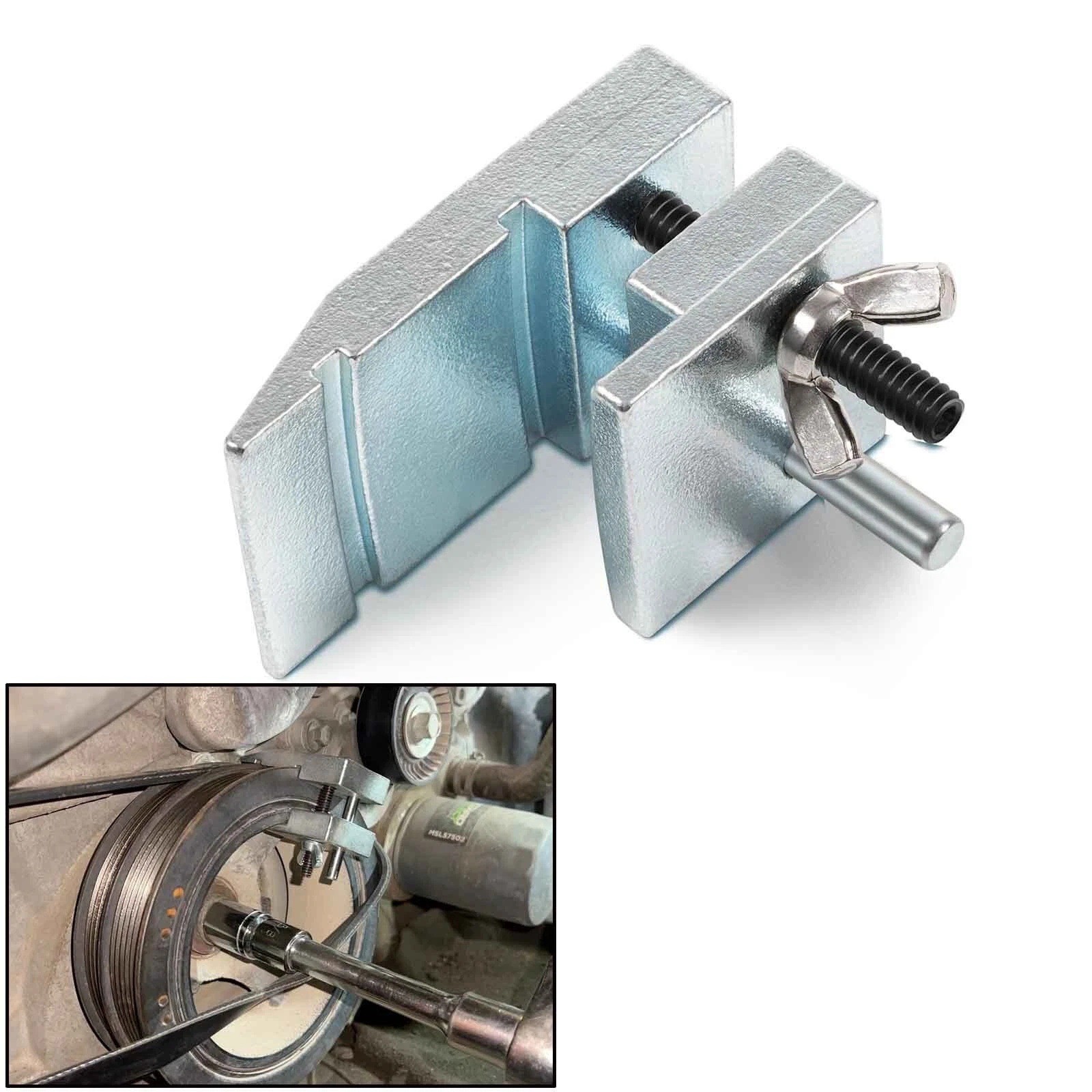 59350 Stretch Belt Installer for Extra-Deep Double Pulleys, For Ford 3.5L 3.7L