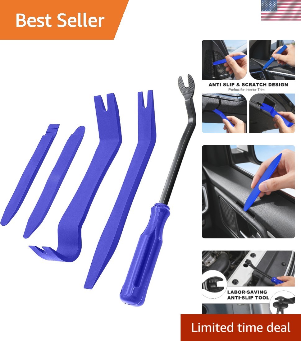 Auto Body Repair 5-Piece Tool Kit – Trim Tools for Efficient Panel Removal