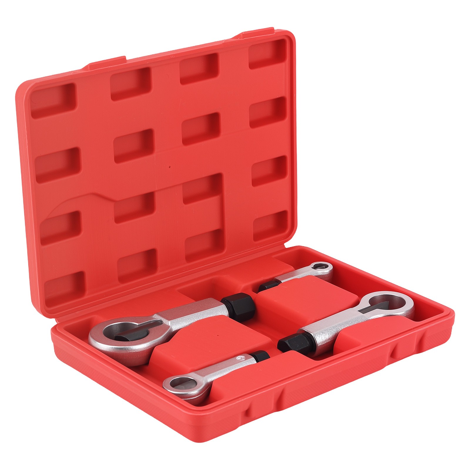 4PCS Nut Splitter Heavy Duty Nut Splitter Tool Kit Manual Nut Extractor 9-27mm