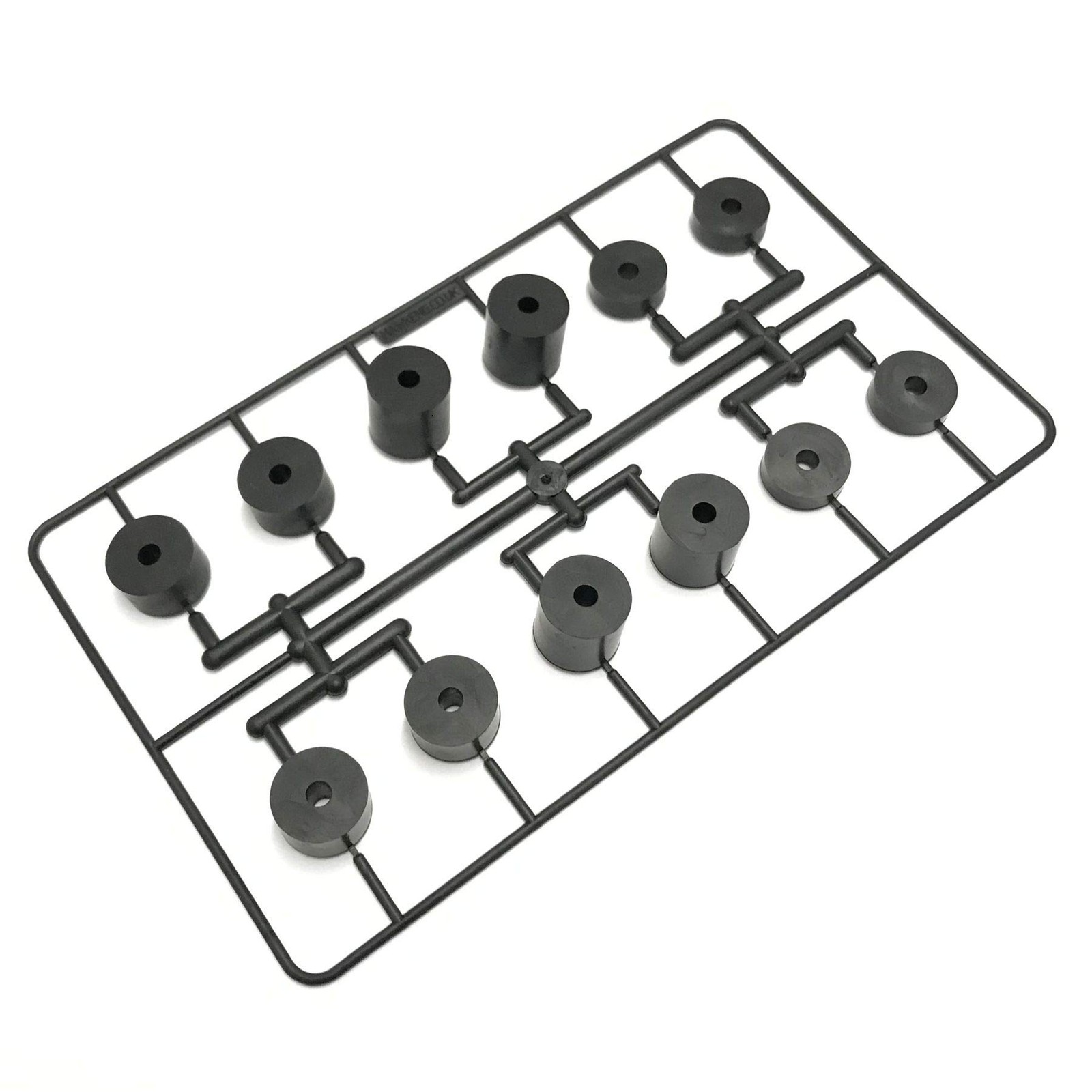 Hawkeng 4mm (M4) Medium Hard Rubber Spacers Standoff 16 millimeters, Black
