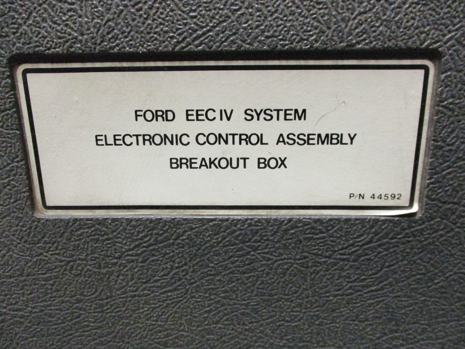 AUTOMOTIVE TOOLS * FORD * EEC IV ELECTRONIC CONTROL * BREAKOUT BOX * 44592