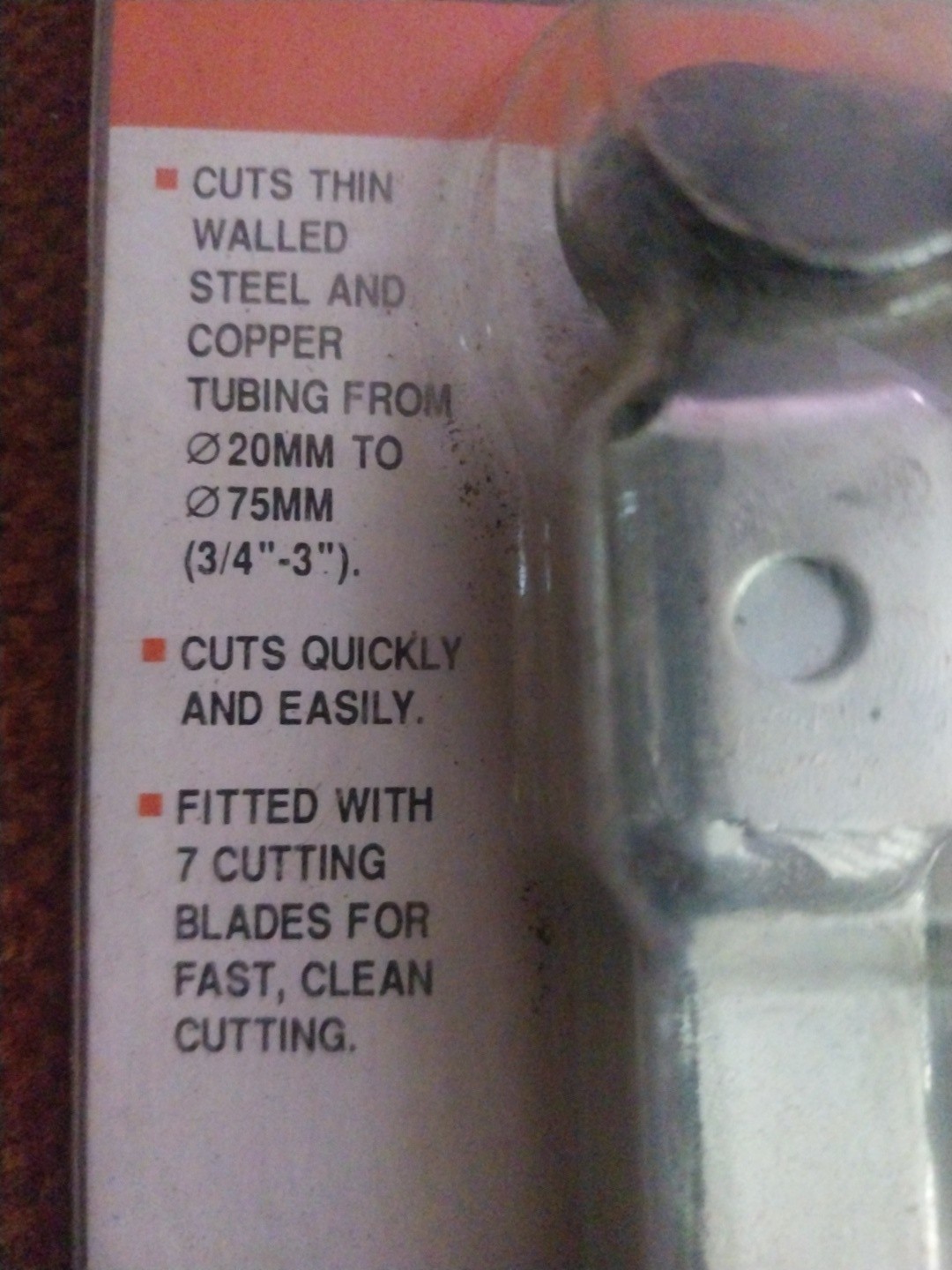Laser Tools Exhaust Pipe/Tube Cutter 20 – 75mm YF-S6326 NEW