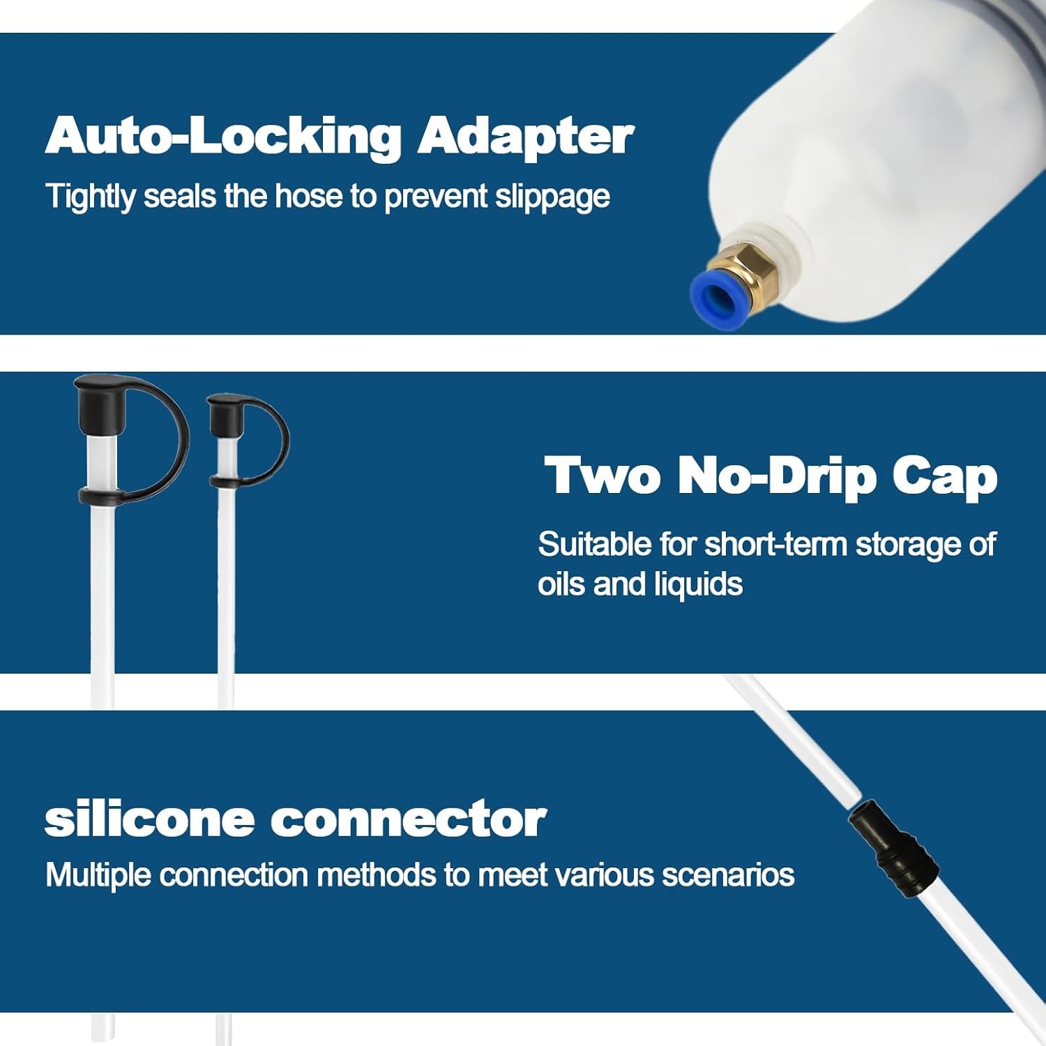 200cc/500cc Fluid Extractor Filling Syringe Transfer Liquid Pump Oil Extraction