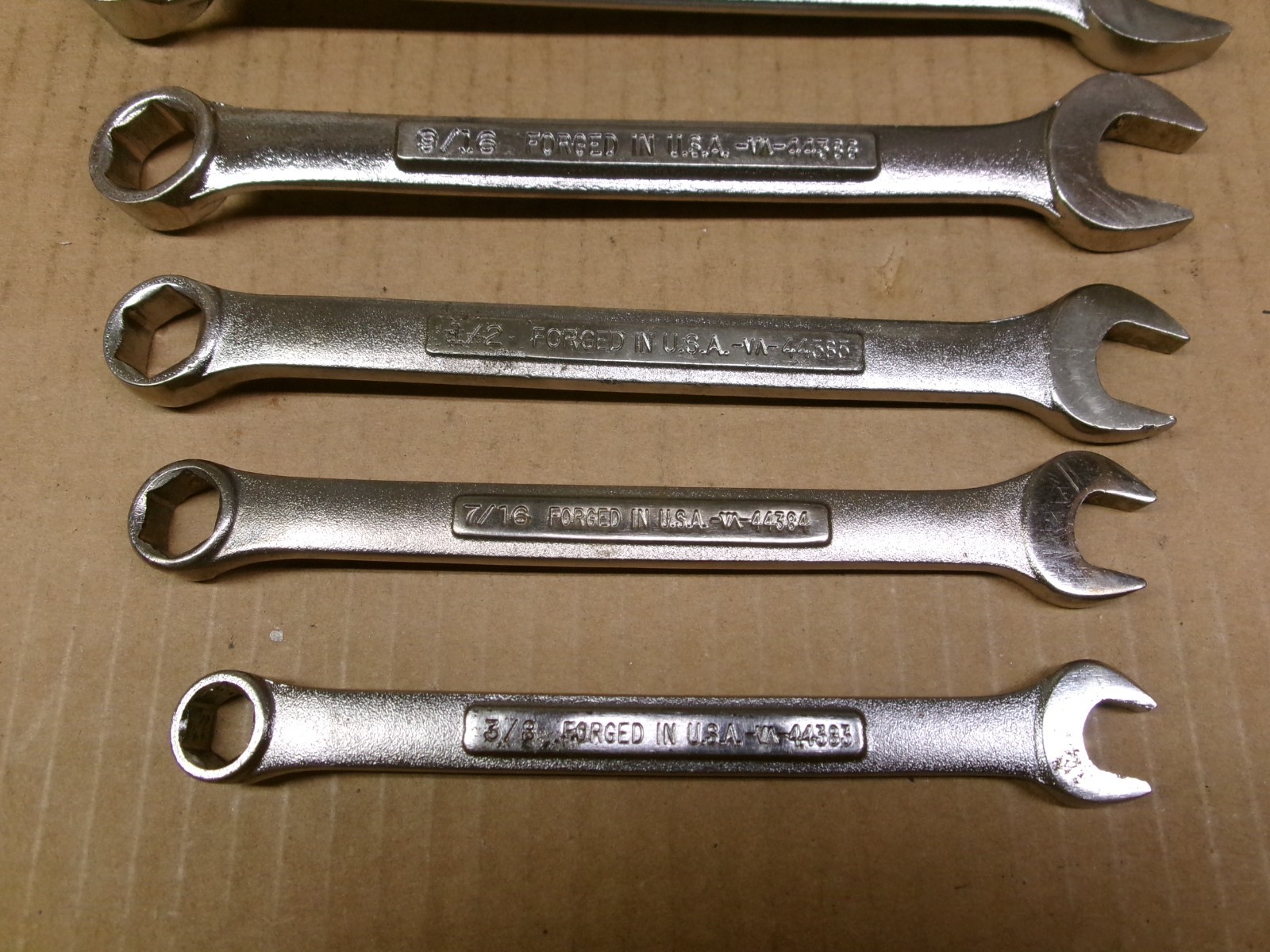 Craftsman 6-Piece 6-Point Metric Combination Wrench Set / Lot