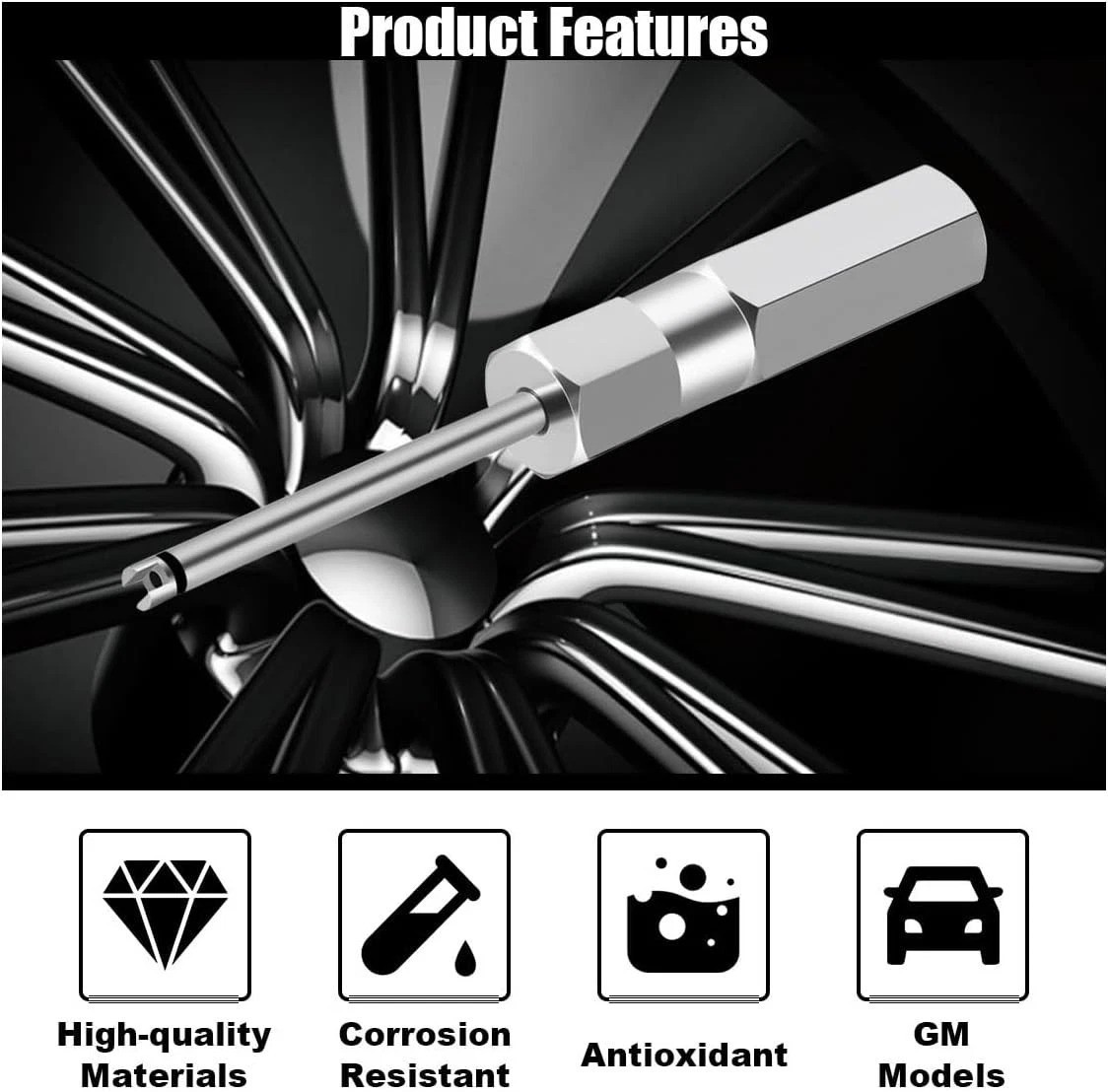 No Scratch Tire Valve Puller Tool – Essential Metal Repair Tool for Vehicles