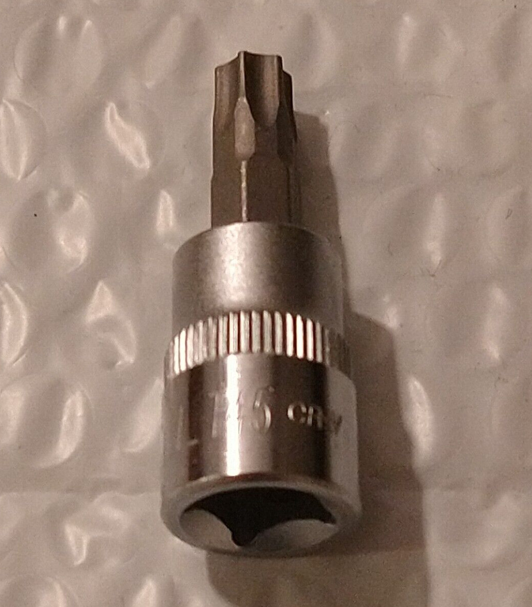 CORNWELL TOOLS T45, 3/8″ SOCKET DRIVEN, T45 TORX BIT.