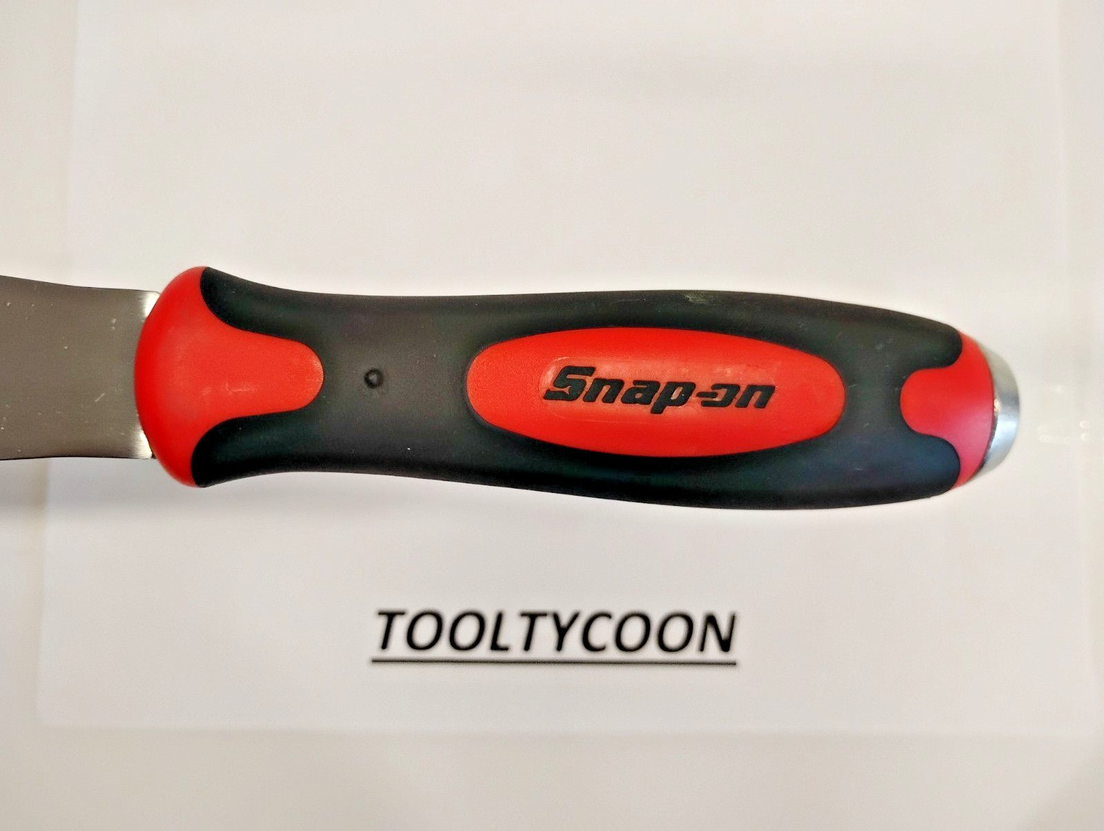Snap-On Tools NEW Dual Bevel Edge Scraper STRIKING Style RED/BLACK PKNC125C2
