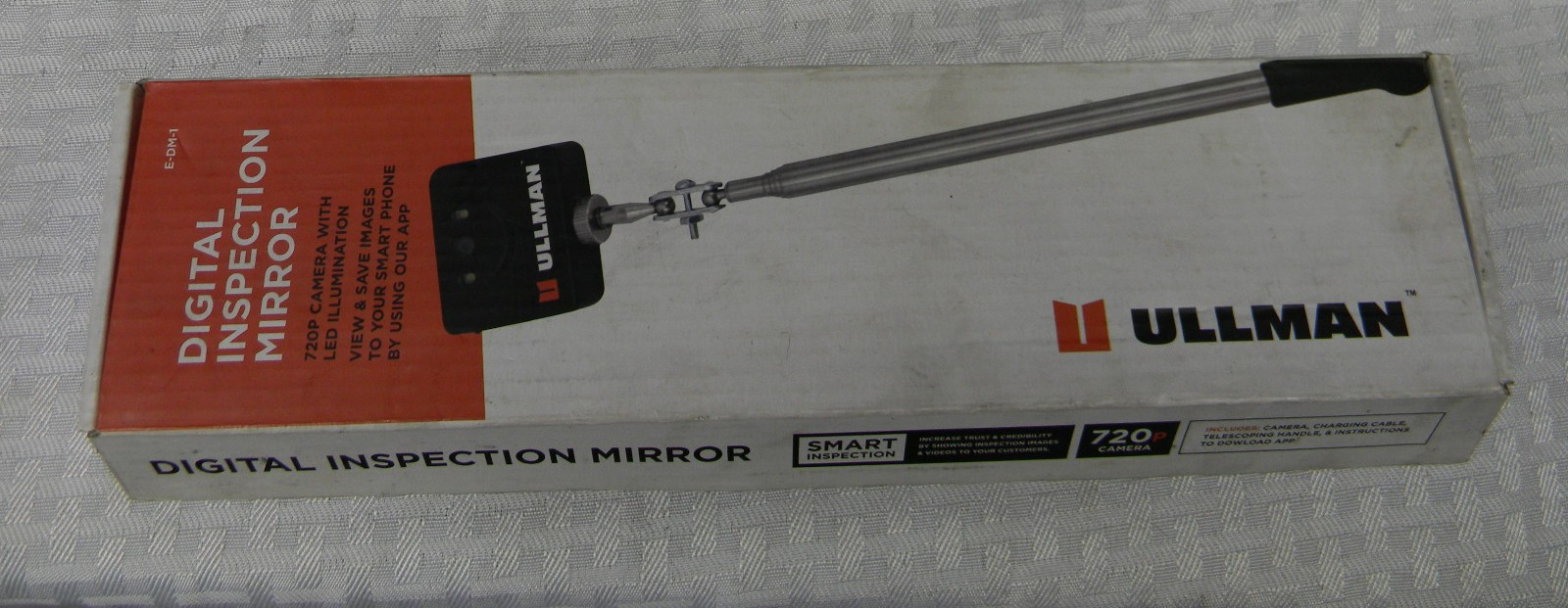 ULLMAN TELESCOPING DIGITAL LED LIGHT INSPECTION MIRROR #E-DM-1