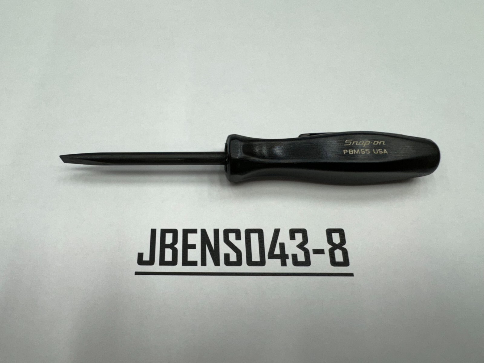 Snap-on Tools USA NEW BLACK 5″ Length Straight Mini Pocket Prybar PBMS5