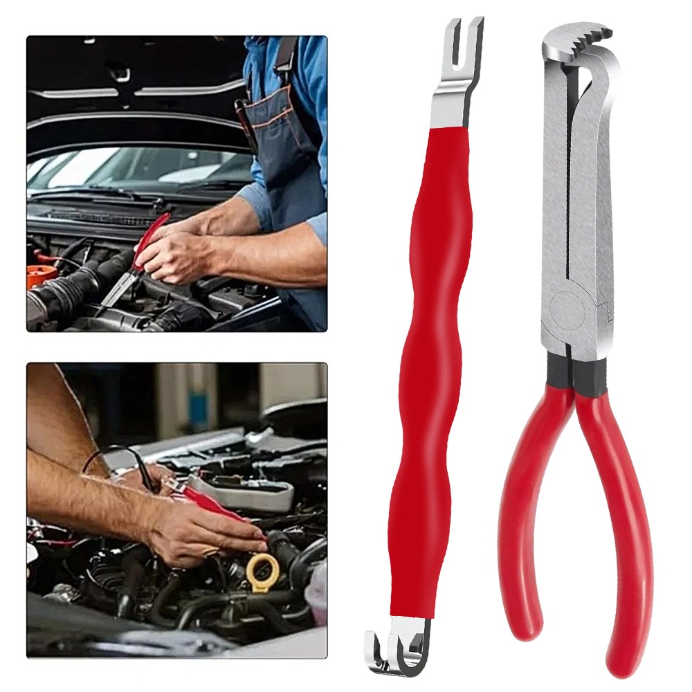 2pcs Electrical Connector Disconnect Pliers for Car Automotive Plug Removal Tool