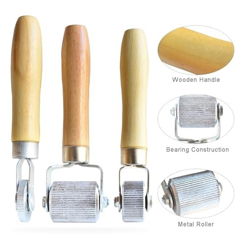 Sound Deadening Roller 3 Piece Set 6mm 20mm 40mm Metal Wheel Car Insulation Tool