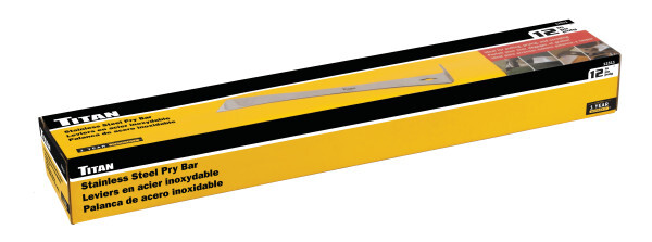 Titan 11511 12-Inch Stainless Steel Pry Bar Scraper – 12″