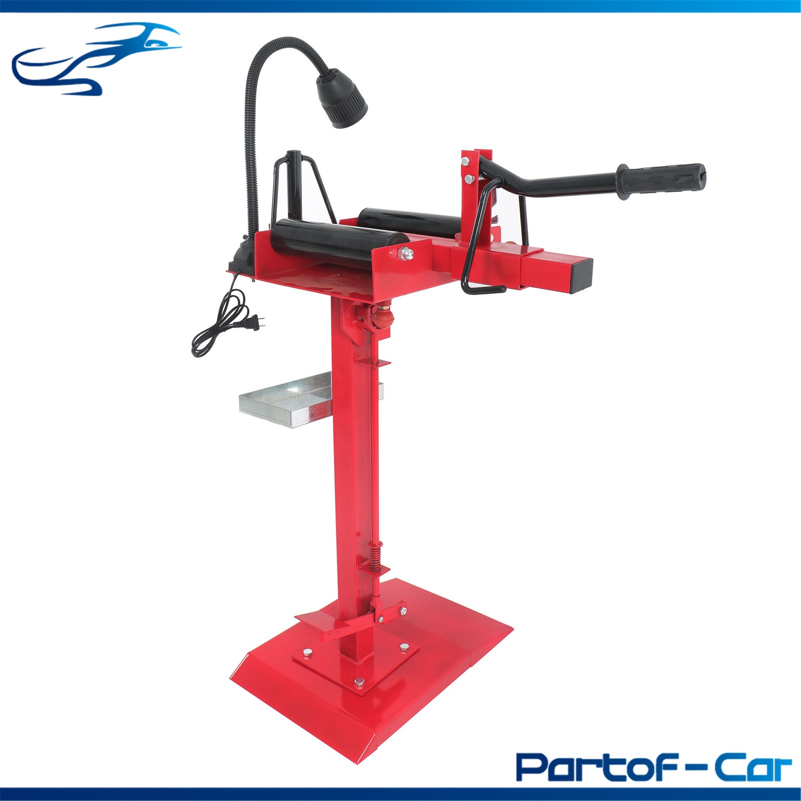 Heavy Duty Car Tire Spreader Tire Changer Repair Tires Tool w/LED Light Manual