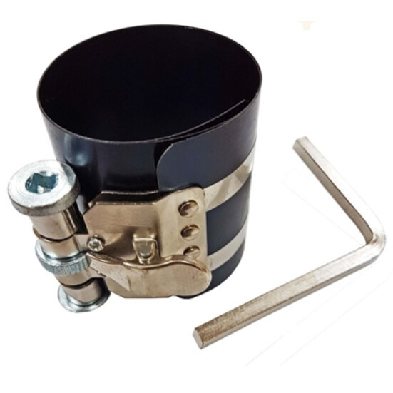 PISTON RING COMPRESSOR 50-125 X 75MM STAINLESS STEEL CLAMP CAR MOTORBIKE REPAIR