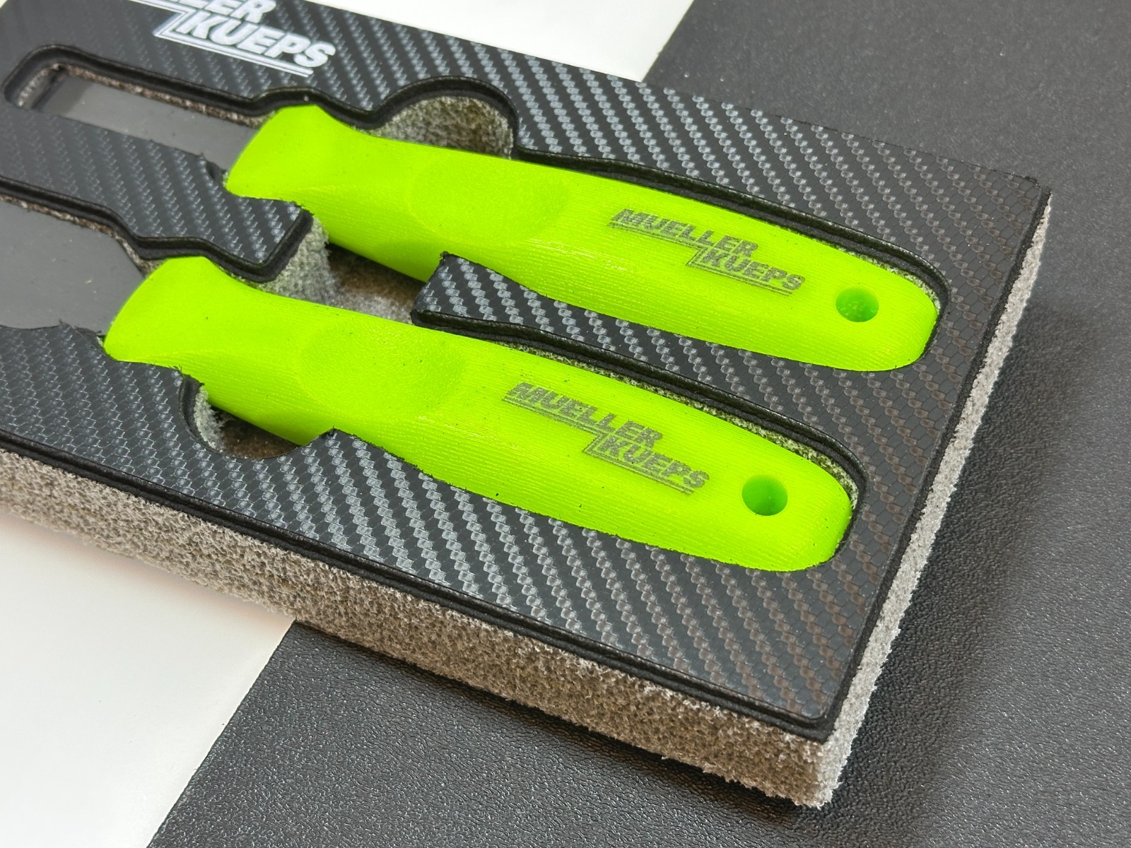 NEW Mueller Kueps 2pc Carbide Gasket Scraper Set w/ Ergonomic Handles 268220