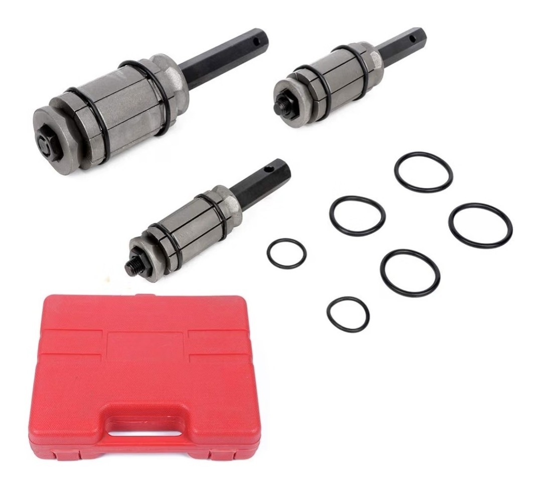 3Pc Tail Pipe Expander Kit 1-1/8″ to 3-1/2″ Exhaust Pipe Spreader Tool Set