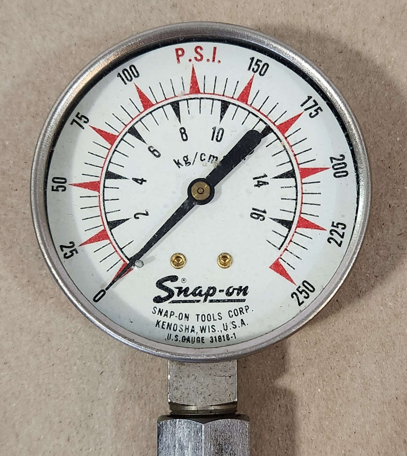 Vintage Snap On Compression Tester US Guage 31918-1 (Untested)