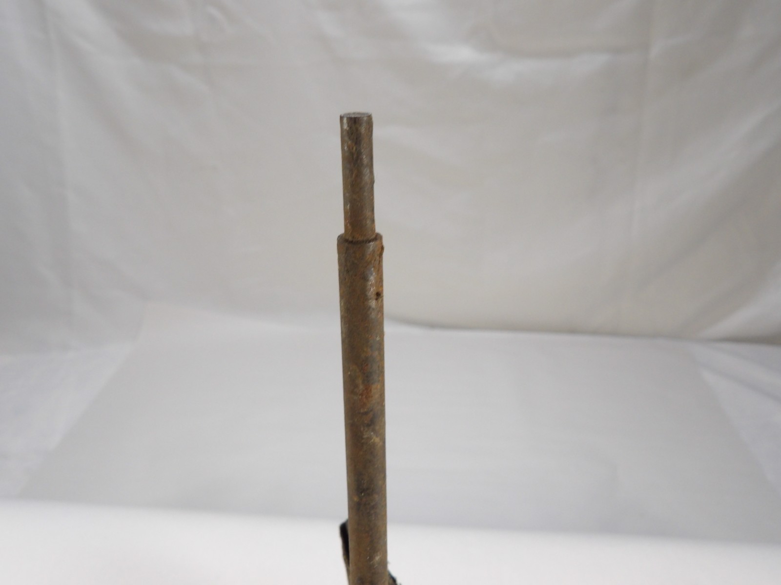 Vintage Home Made Cylinder Hone Mechanic Tool Flapper Sander Sand Paper Holder