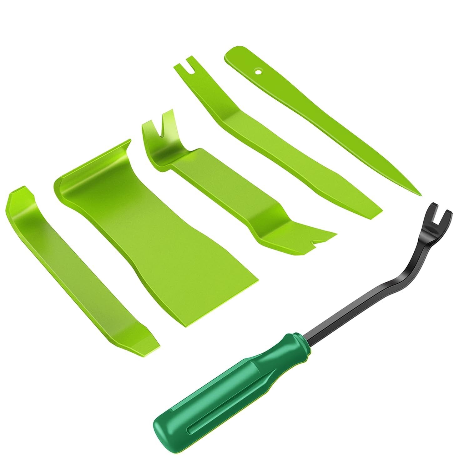 6PCS Auto Trim Removal Tool Kit Green