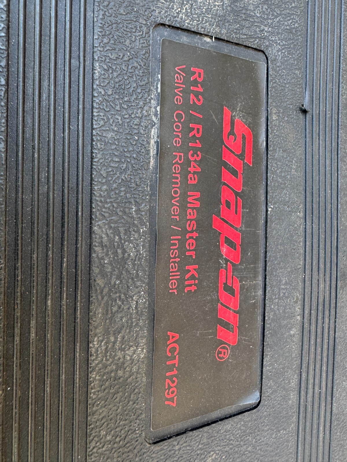 Snap On ACT1297 R12/R134a Master Kit Valve Core Remover/Installer