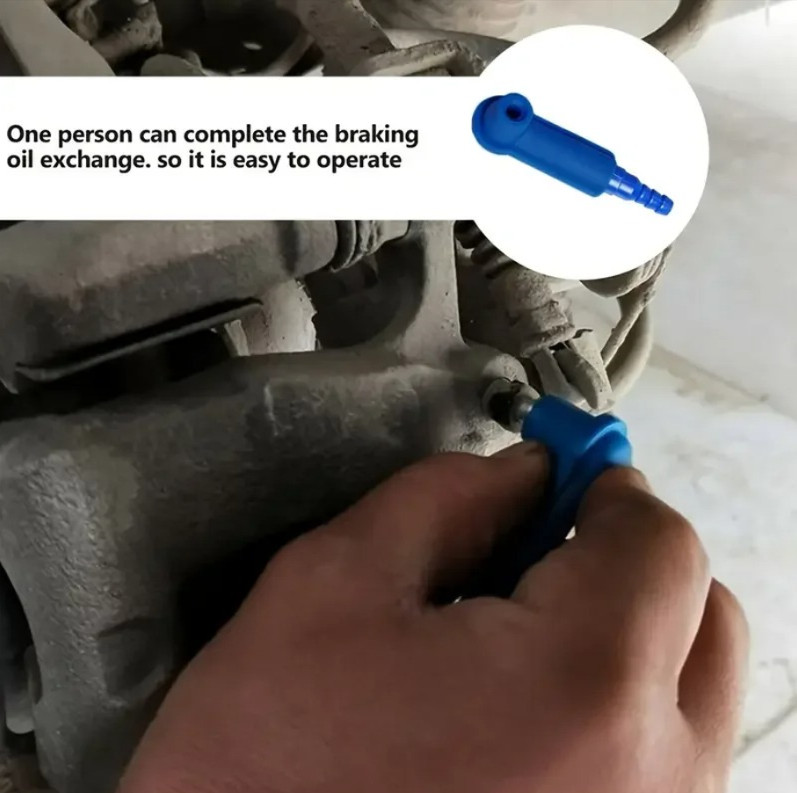 5pcs Brake Fluid Change Tool Kit – One-Person Oil Bleeding & Air Removal Set