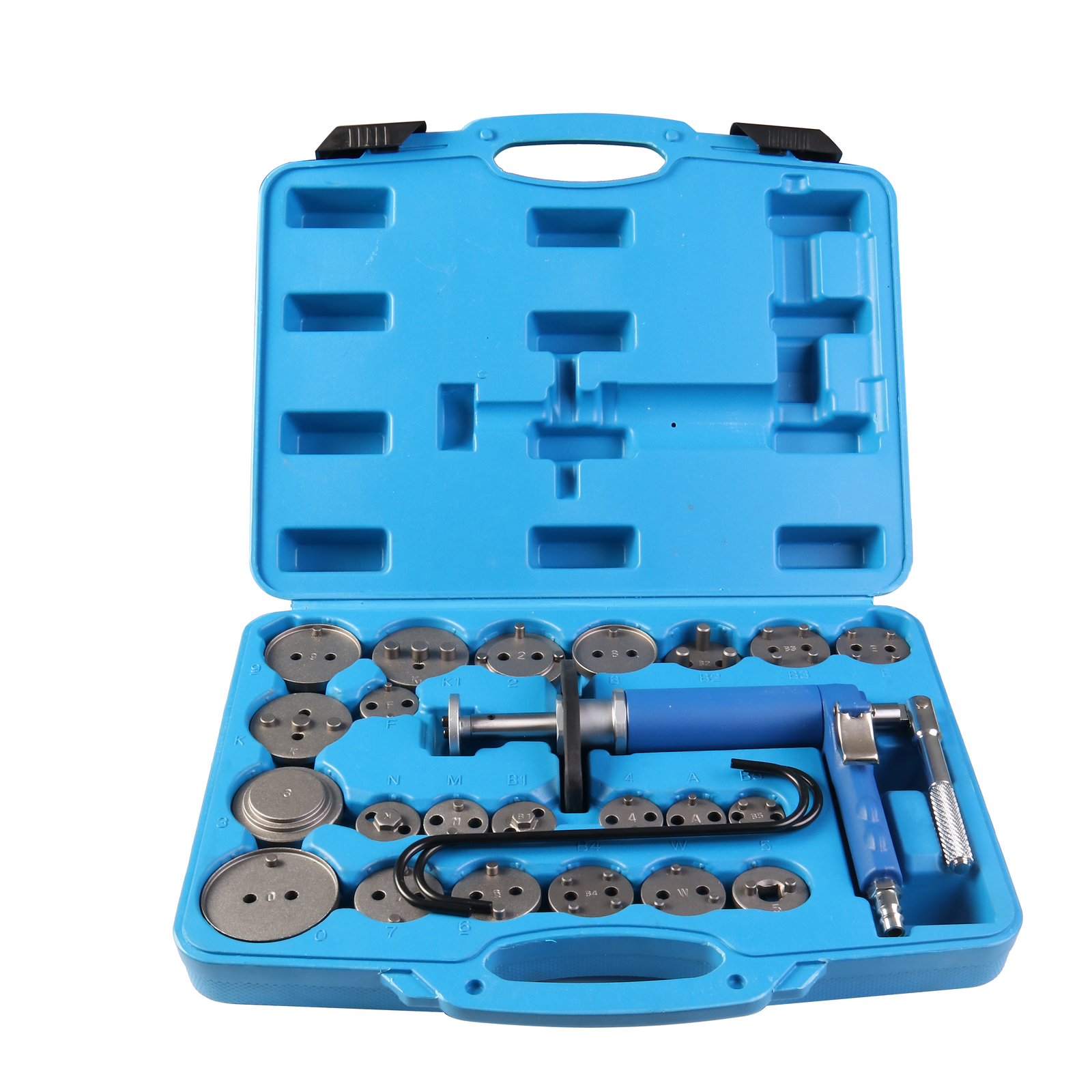 Pneumatic Air Rear Disc Brake Caliper Piston Pad Compressor Wind Back Tool Kits