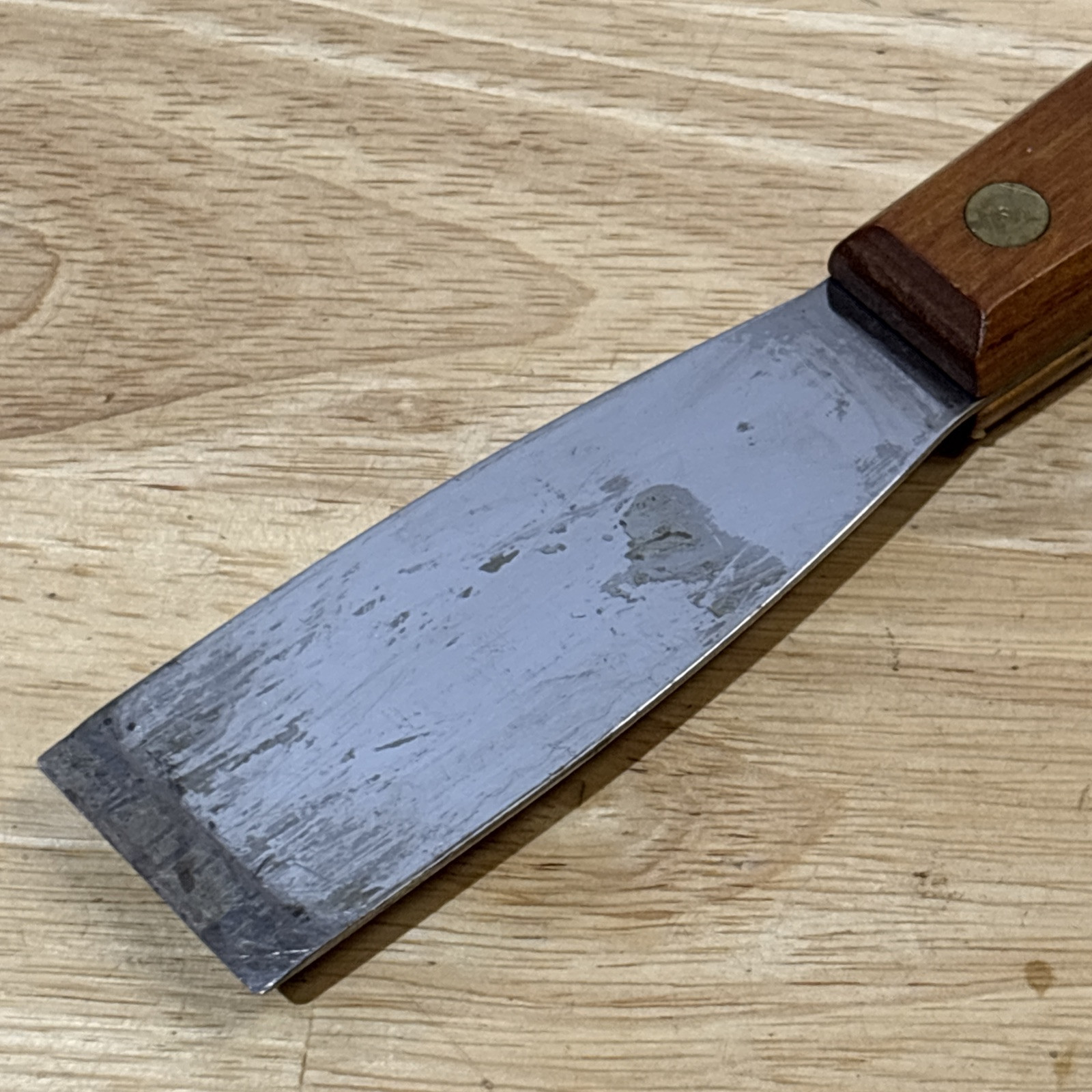 Craftsman 1.25″ Gasket Scraper Putty Knife Stiff Blade Wood Handle 9 42025 USA